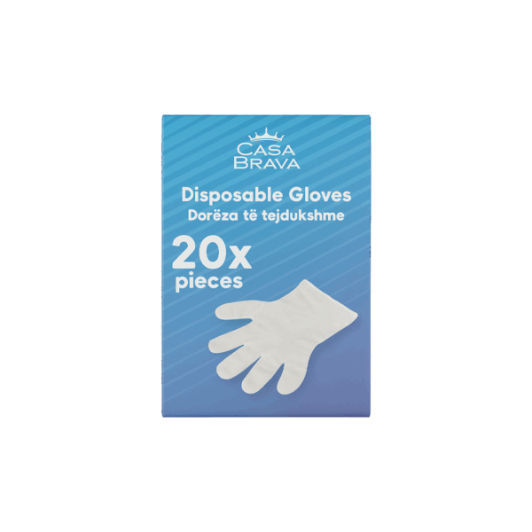 Dorëza, Të tejdukshme, Disposable Gloves, Casa Brava, 20 copë