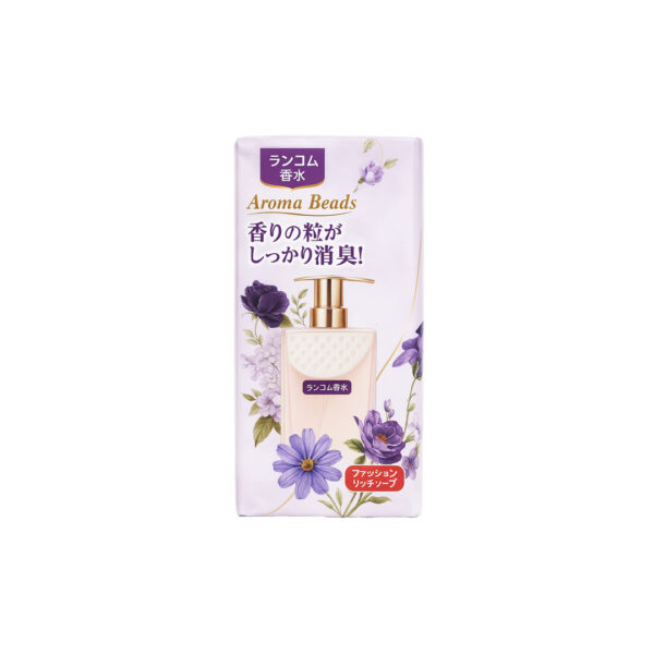 Aromë ambienti, Aroma Beads, Modeli Floral, Brendi Japonez, Me lule vjollcë dhe dozator të artë.