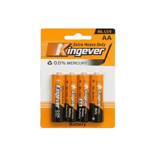 Elektronikë, Bateri, R6 AA, Kingever, Extra Heavy Duty 4 copë