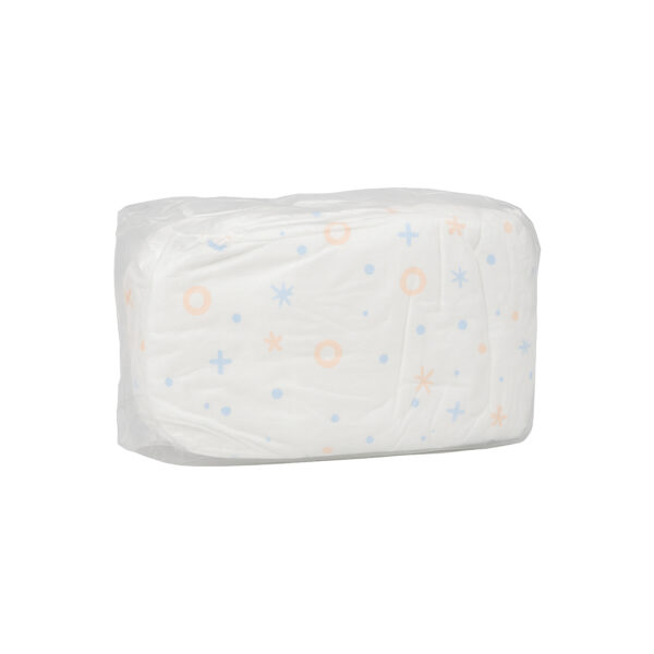 Higjienë, Pampers për Fëmijë, Model Standard, Ngjyrë e Bardhë me Dizajn Pastel