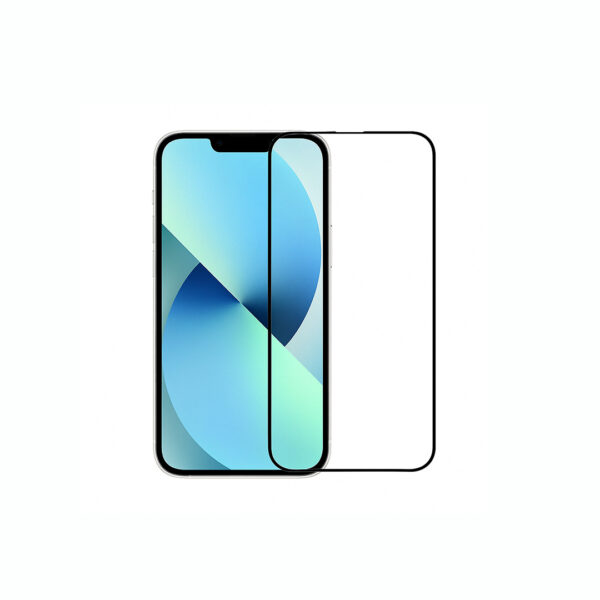Aksesorë Telefoni, Mbrojtëse Ekrani, iPhone 13, Apple, Xham me Kornizë të Zezë