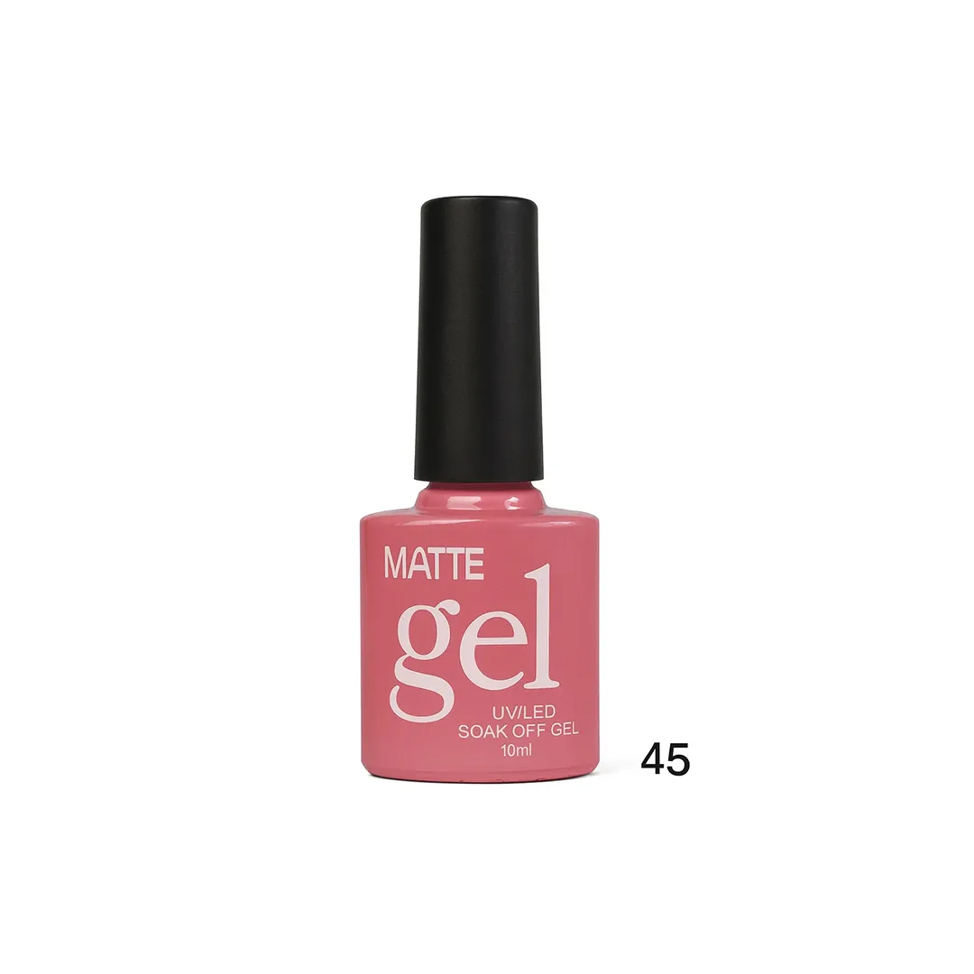Xhel manikyr MATTE UV/LED, rozë e ngrohtë nr. 45