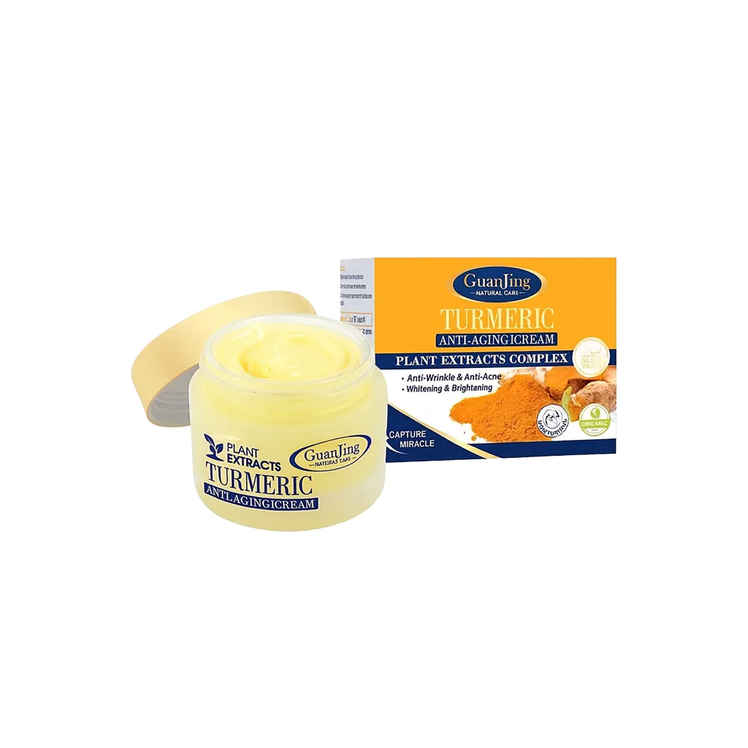 Krem fytyre me kurkume GuanJing, anti-plakje