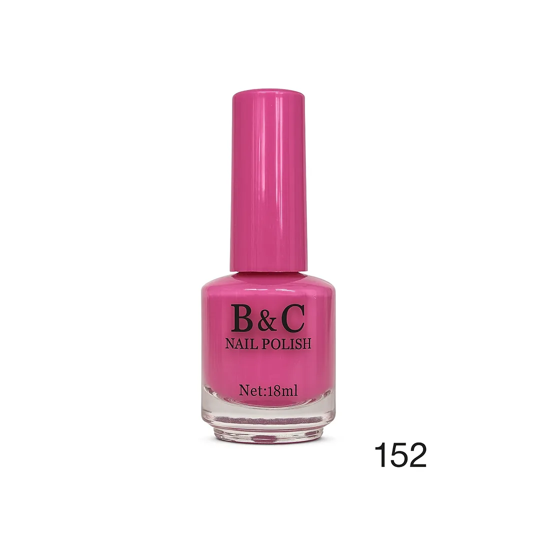 Llak për thonj B&C Nail Polish, ngjyrë rozë intensive 18ml nr. 152