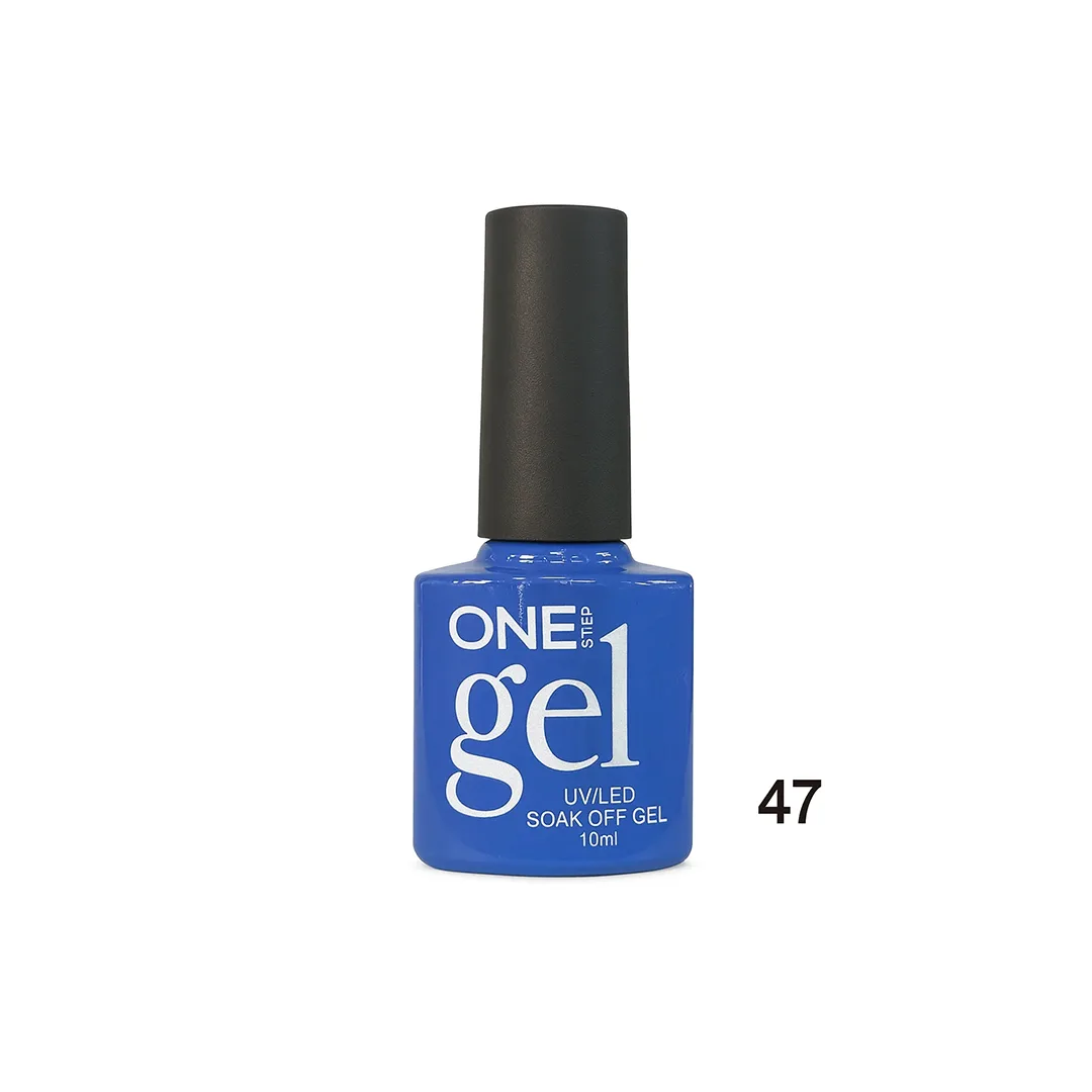 Xhel manikyr One Step UV/LED, blu e ndezur nr. 47