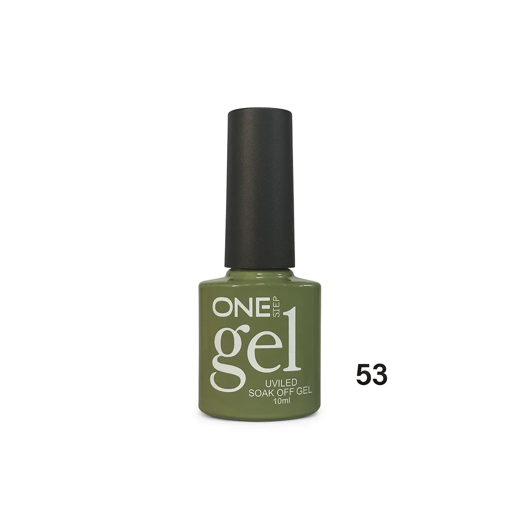 Xhel manikyr One Step UV/LED, jeshile ulliri nr. 53