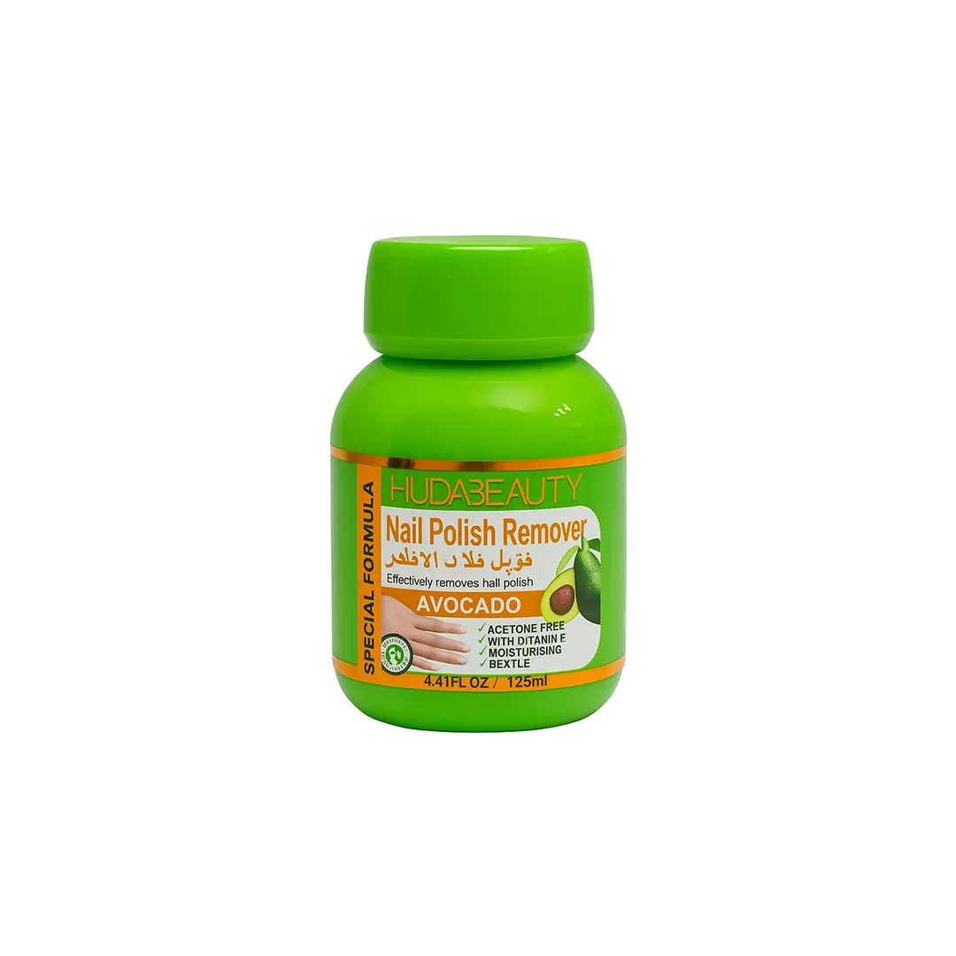 Pastrues llaku HudaBeauty Nail Polish Remover me Avokado 125ml