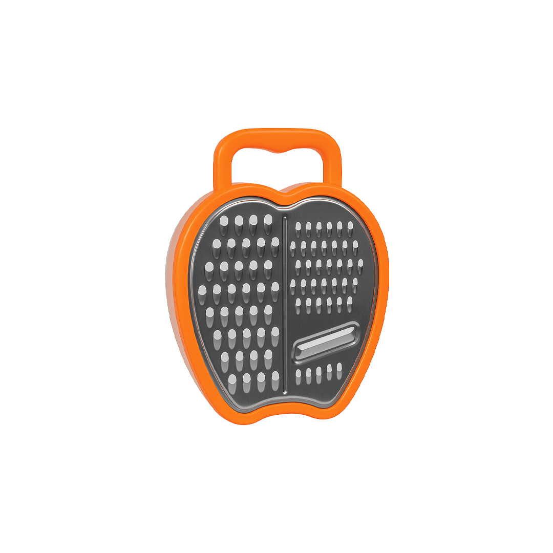 Rende kuzhine në formë molle, portokalli