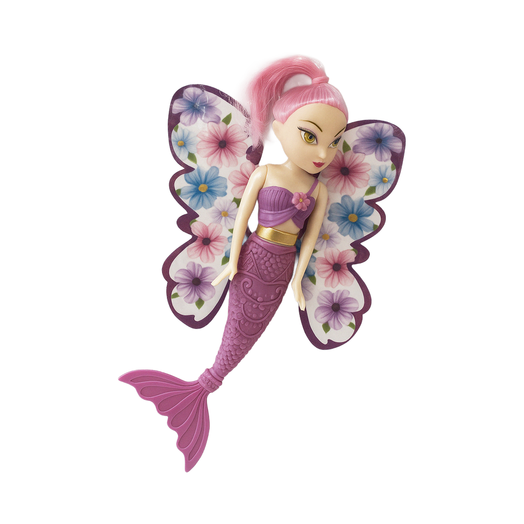 Kukull sirenë me krahë fluture, vjollcë